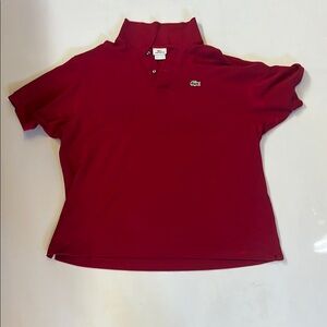 Lacoste Deep Red Polo Shirt